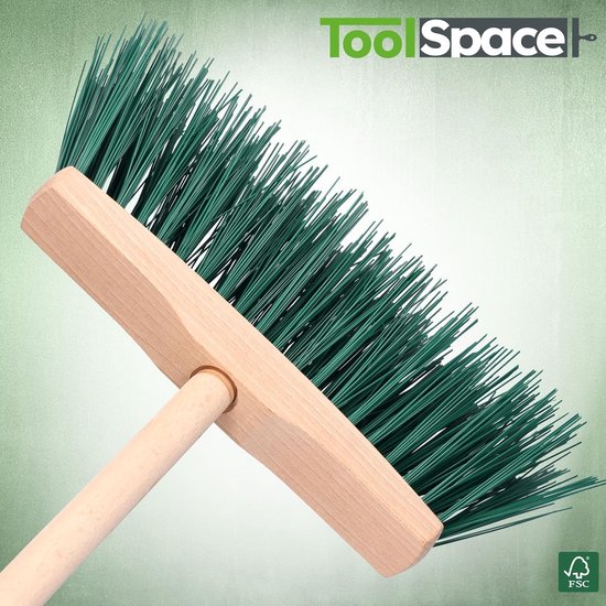 Set van 2 heavy-duty bezems - geschikt voor binnen en buiten - 24 cm — afbeelding 4