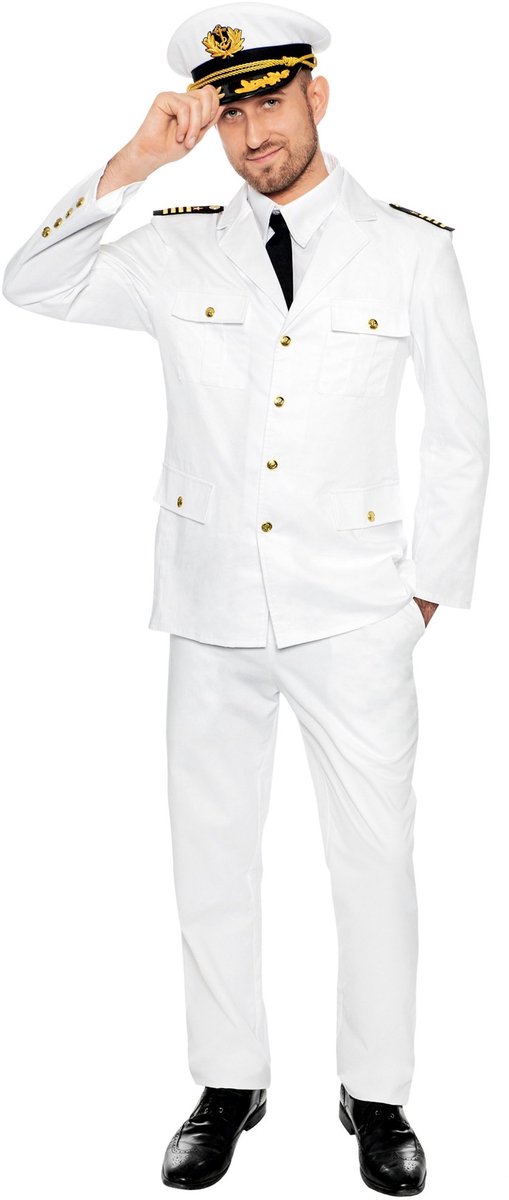 Kapitein Uniform Kostuum - Carnaval Halloween Fasching