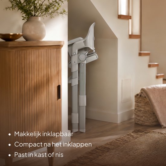 Lionelo Matt Kinderstoel 5in1 - Meegroeiende Eetstoel van 6 Maanden tot 110 kg - Opvouwbaar - Verstelbare Zitting & Voetensteun - 5-Puntsgordel - Afneembare Tray - Compact Design - Kinderstoel voor Baby, Kind en Volwassene van LIONELO — afbeelding 5