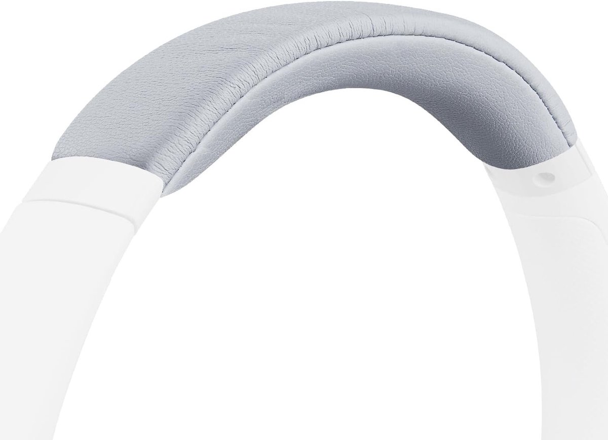 Hoofdbandhoes van Kunstleer voor Sony WH-CH710N Hoofdtelefoon - Vervangend Kussen, Comfortabel en Duurzaam - Grijs