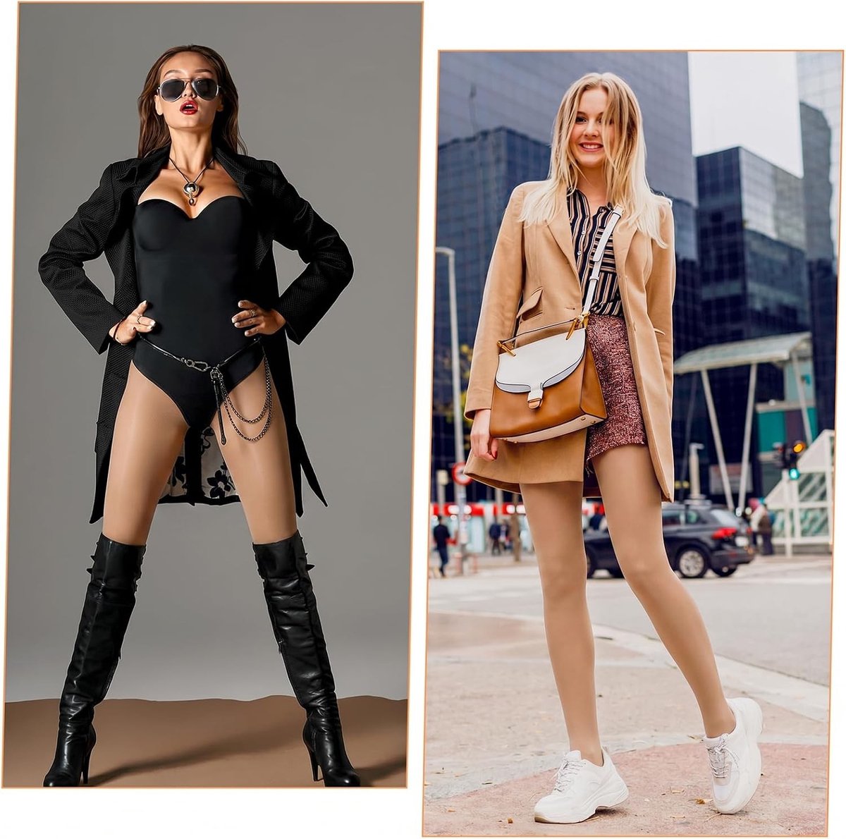 Elegante Panty Kousen voor Dames met Bloemenpatroon, Kant en Visnet - Ideaal voor Lolita Stijl en Feestelijke Gelegenheden