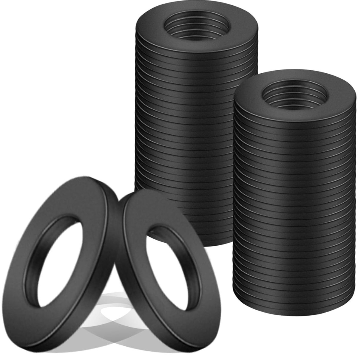 Set van 10 vlakke ringen M22 voor bevestiging en bescherming van schroefdraadverbindingen