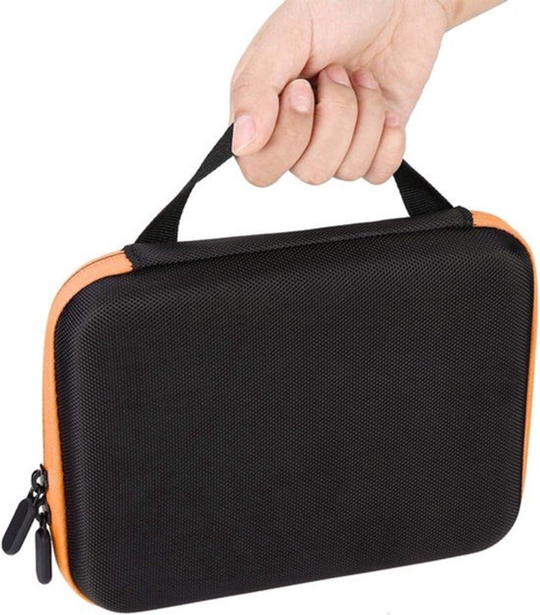 Essentiële Olie Opbergzak - 63 Compartimenten Draagbare Aromatherapie Koffer Organizer Oranje Minimalistisch
