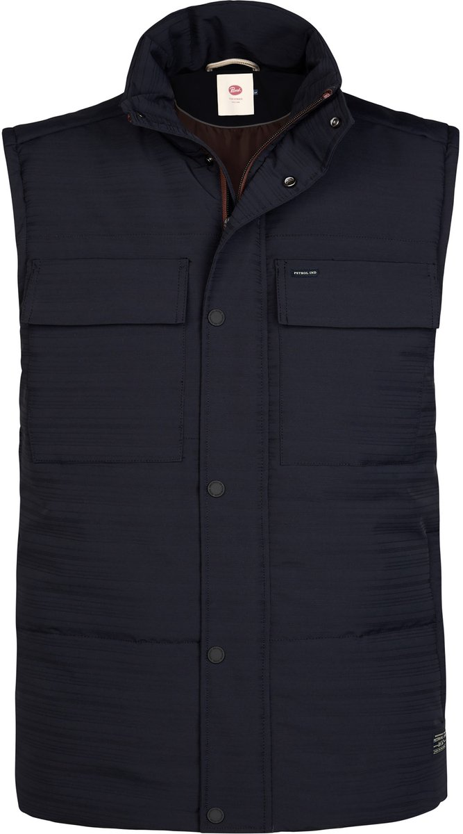 Petrol Industries Heren Utility bodywarmer grayson Zwart