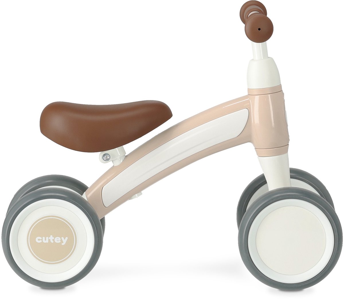 Qplay Cutey Loopfiets - Peuter Balansfiets - Lichtgewicht - Beige thumbnail 2