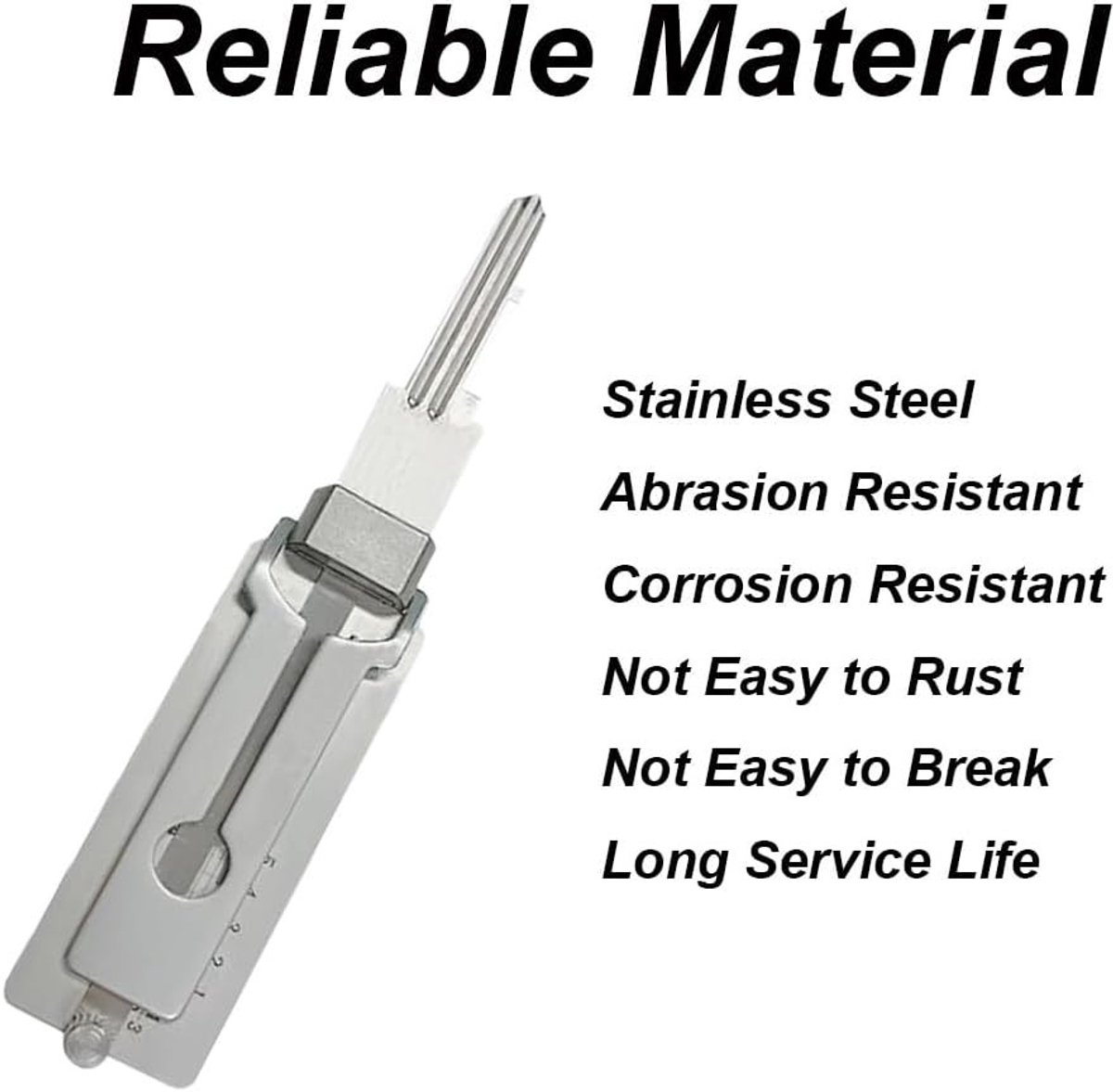 2-in-1 RVS Master Key Decoder - Professionele Lock Picking Tool voor Slotensmeden en Sleuteltechniek — cadeau in Cadeau-ideeën - foto 7