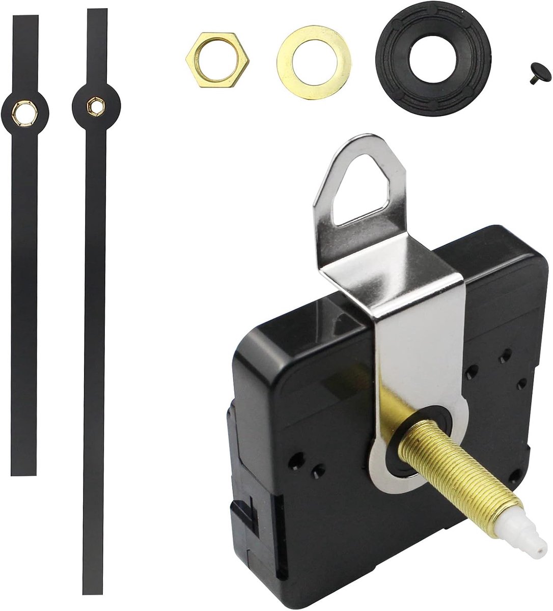 Quartz uurwerk - voor DIY Wandklok Reparatie Kit - Uurwerk met Uurwijzer Vervangend Uurwerk
