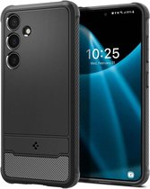 Spigen Rugged Armor Case pour Samsung Galaxy S24 - Coque arrière avec coussin Air Zwart
