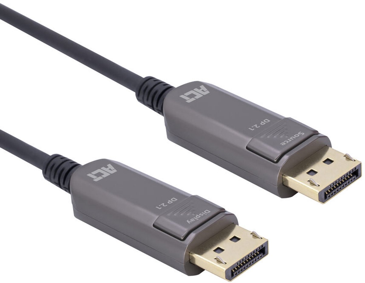 ACT AK4174 DisplayPort 2.1 | DP40 | UHBR10 | LSZH | Active Optical Cable (AOC) | 8K @ 60Hz | 40 meter