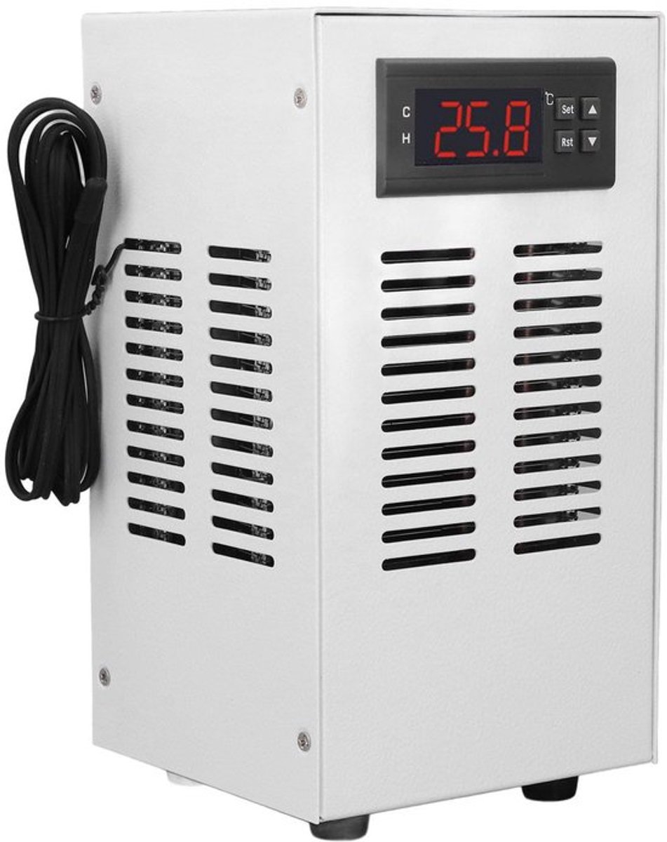 Aquarium Chiller, 20L Water Chiller voor Hydroponics, 3L/Min Stille Waterkoeler, Axolotl Koeler, Aquarium Koelsysteem voor Axolotl, Koraal, Garnalen, Medusa, Zoetwater
