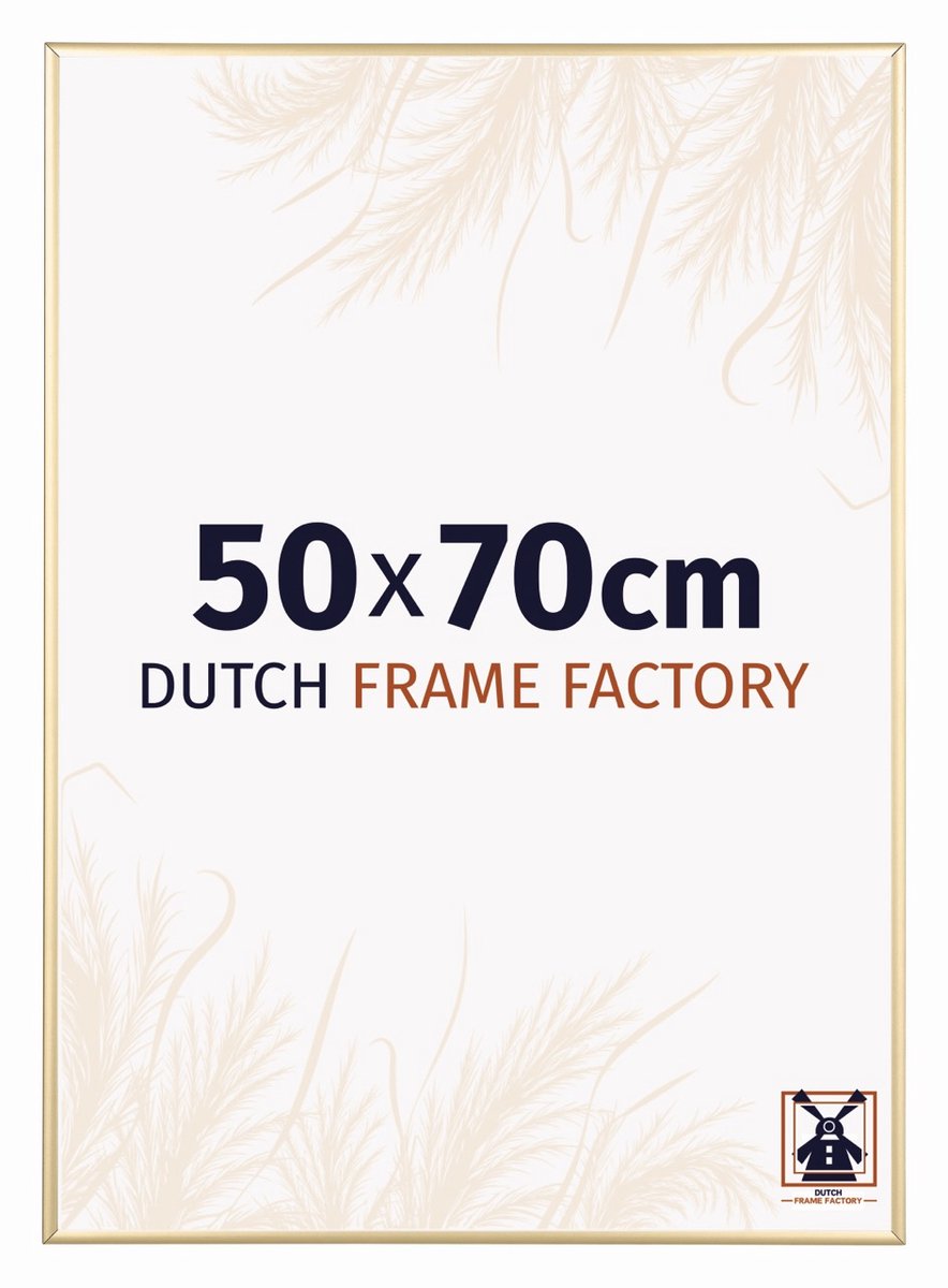 Dutch Frame Factory Fotolijst 50x75 cm - Aluminium - Goud - Kampen