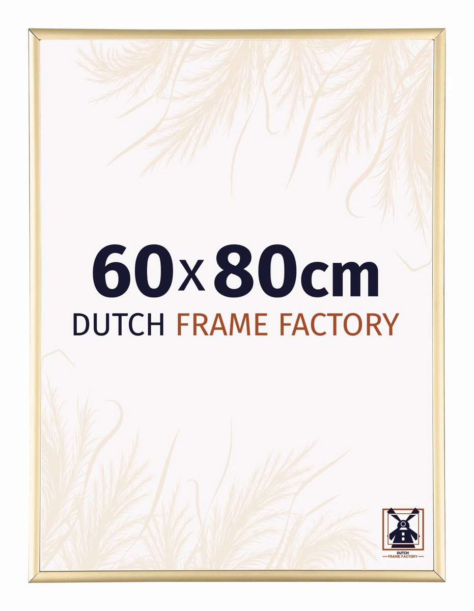 Dutch Frame Factory Fotolijst 60x80 cm - Aluminium - Goud - Kampen