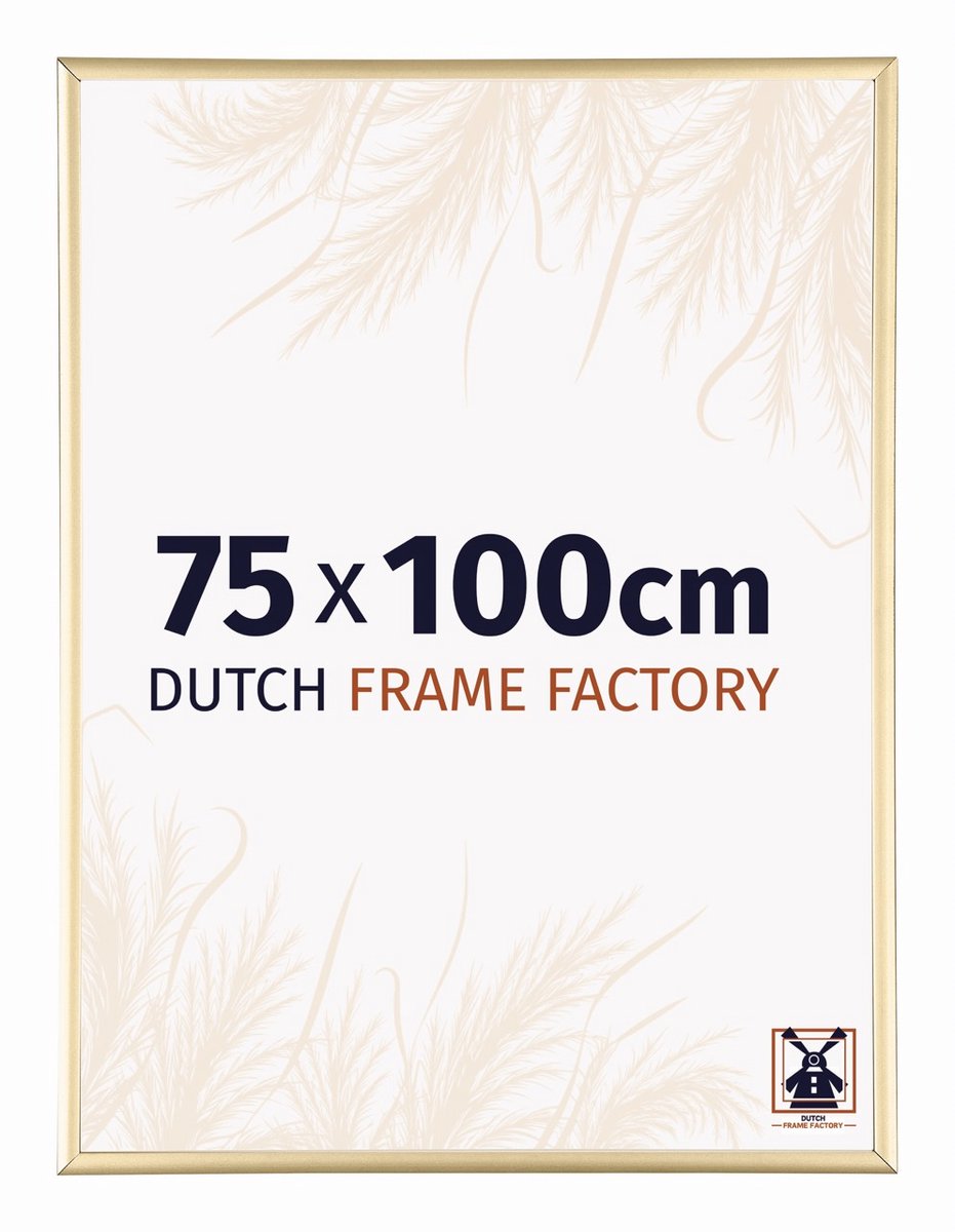 Dutch Frame Factory Fotolijst 70x100 cm - Aluminium - Goud - Kampen