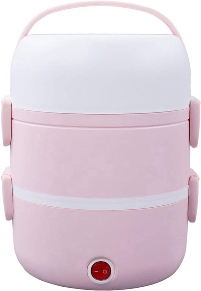 Draagbare Elektrische Lunchbox 3-Laags - 220V, 50Hz, 250W - Bento Verwarmingstoestel - Lekvrije Rijstkoker