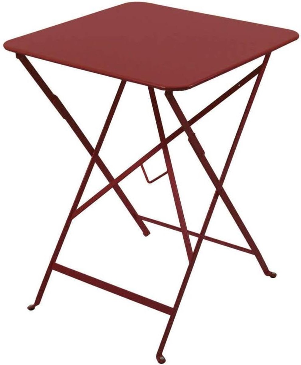 Bistro Tafel - Buitentafel Vierkant - Buiten Eten - Zeer Robuust Staal - 57 x 57 x 74 cm