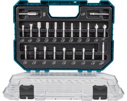 Makita freesset 8 mm, 22-delig, D-74784