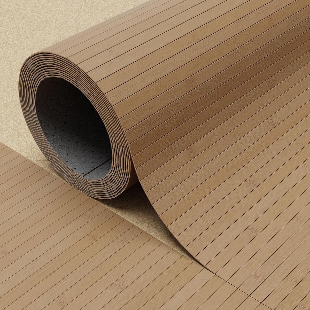 Bamboe Vloerkleed - Bamboemat Vloerbedekking - Woonkamer Decoratie - Antislip Achterkant -