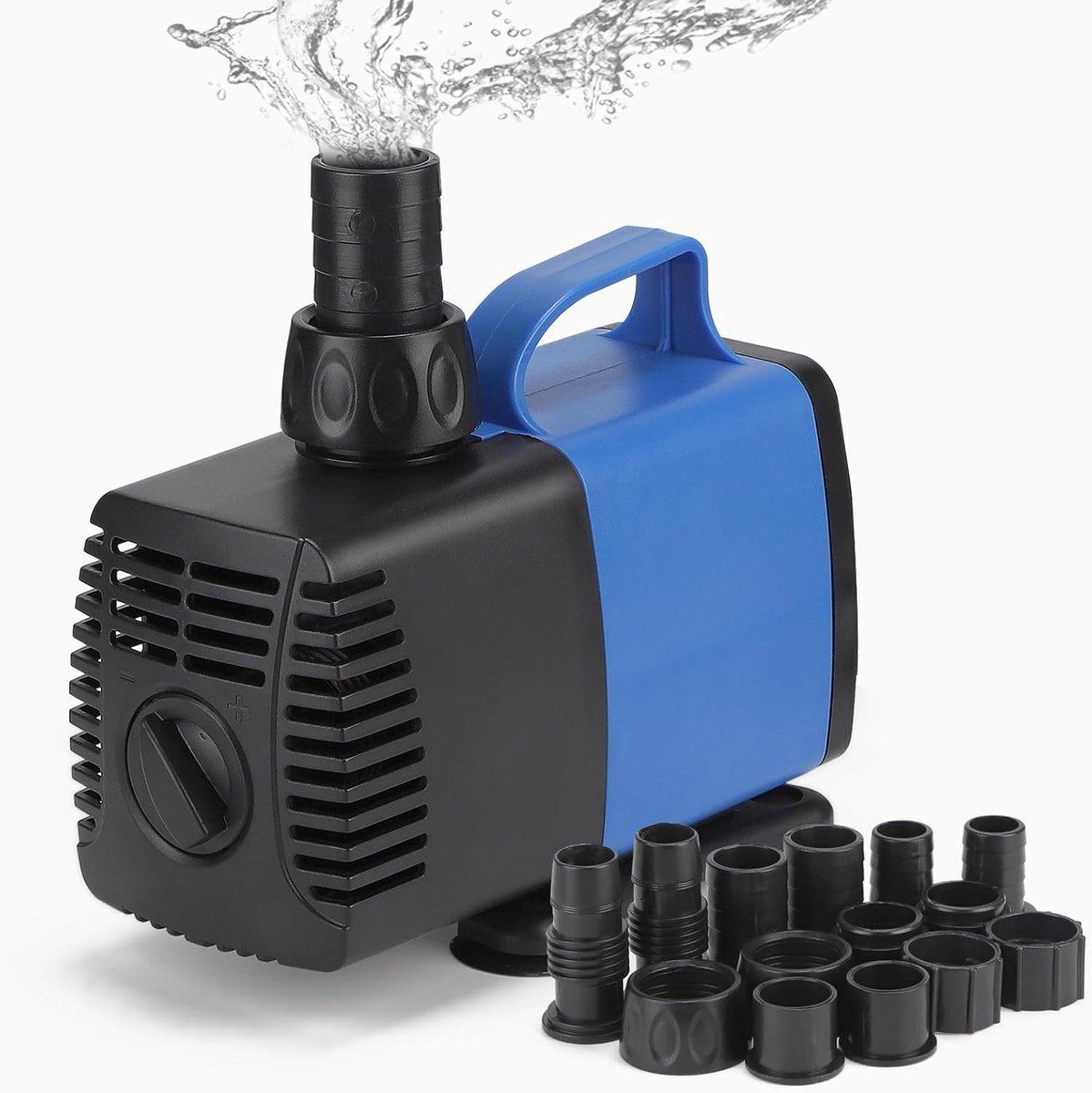 SnelShoppen - DBREAKS Vijverpomp Filterpomp 4500 L/H - Waterpomp met 5 Spuitmonden voor Fonteinen, Aquariumpomp 45 W, Tuin en Buitengebruik