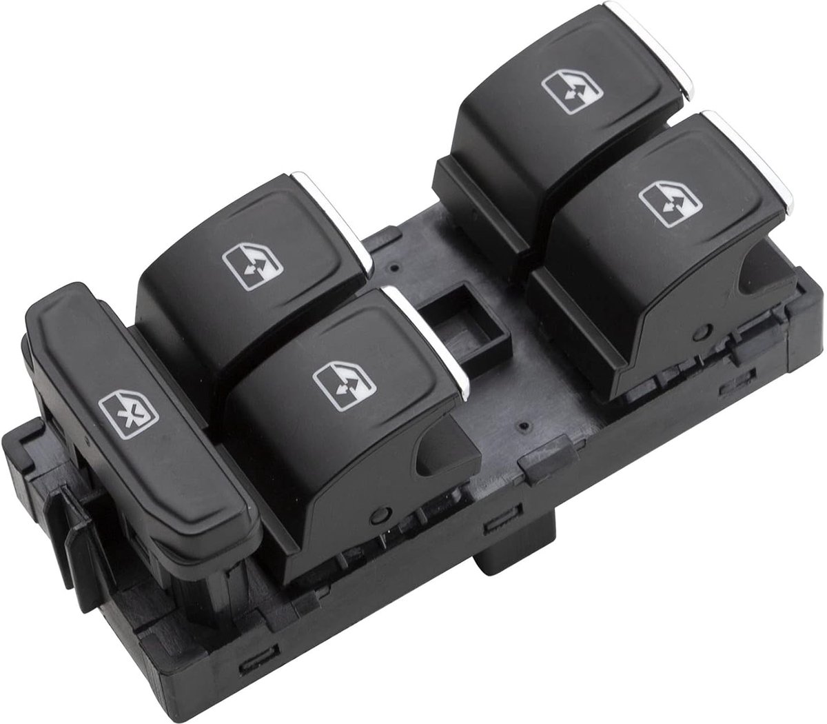 SnelShoppen - Raam Bediening Schakelaar Elektrische Controle Knop Geschikt voor Golf MK7, Seat Ateca, Ibiza, Touran, Hoogwaardige Kwaliteit