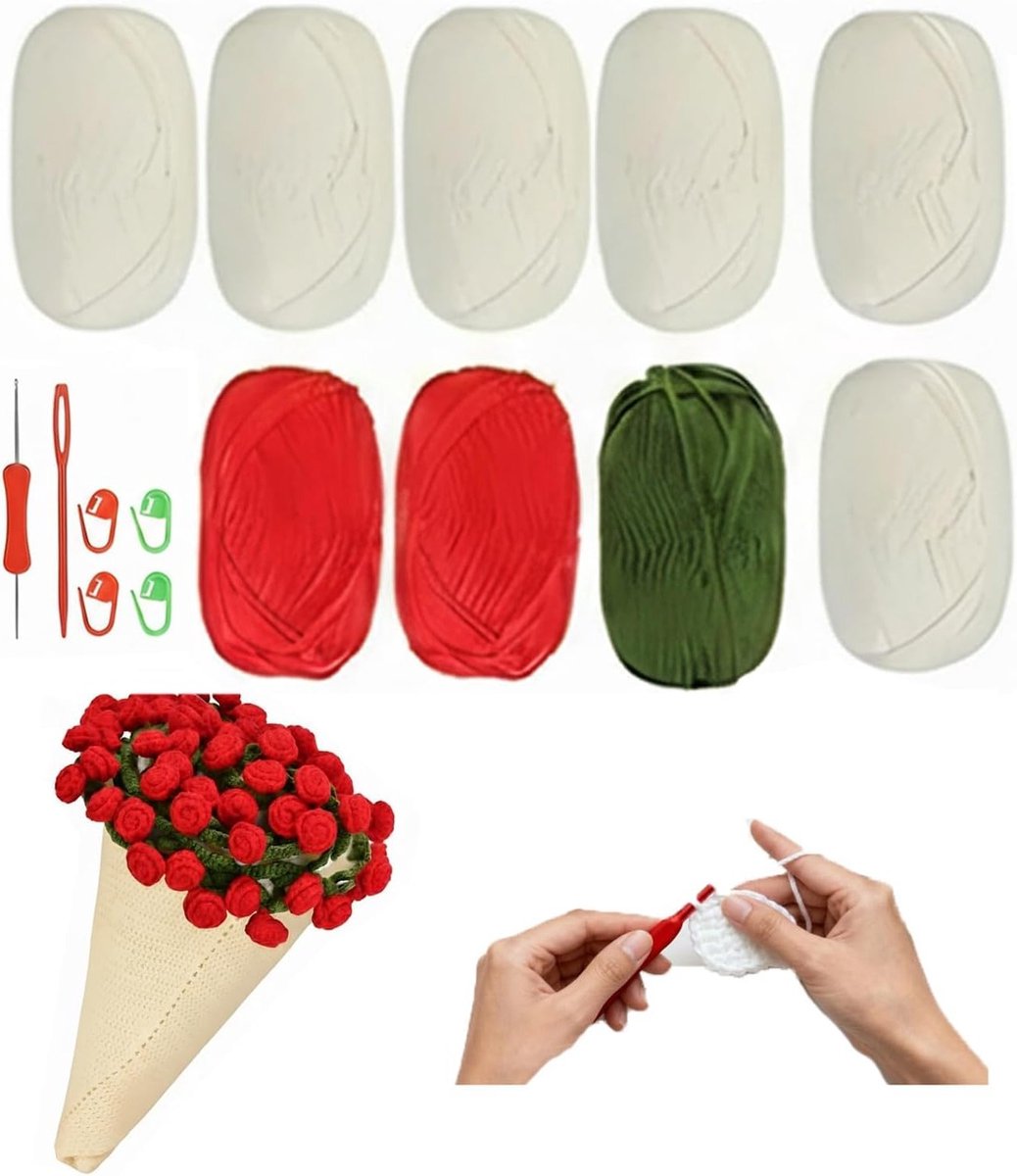 Handgemaakte Gehaakte Bloemen Biedermeier Dekentje - Cuddly Dekentje voor Moederdag, Verjaardag en Kerst - Perfecte Thuisdecoratie en Cadeau Ideeën