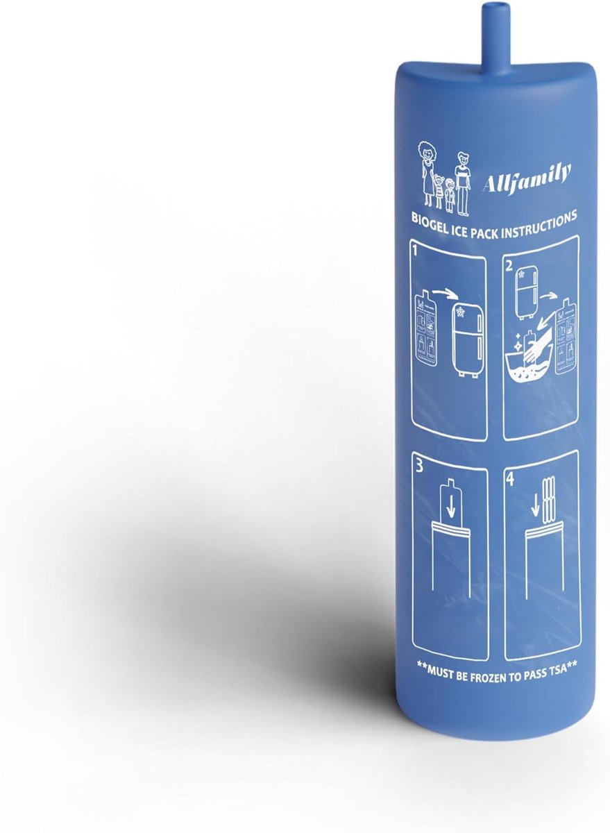 SnelShoppen - Biogel Ice Pack Vervangingsset voor 72H Insuline Koeler - Auto Shut Off - Basis Model - Nomad Model - Enkele Pen Versie - Ideaal voor Re