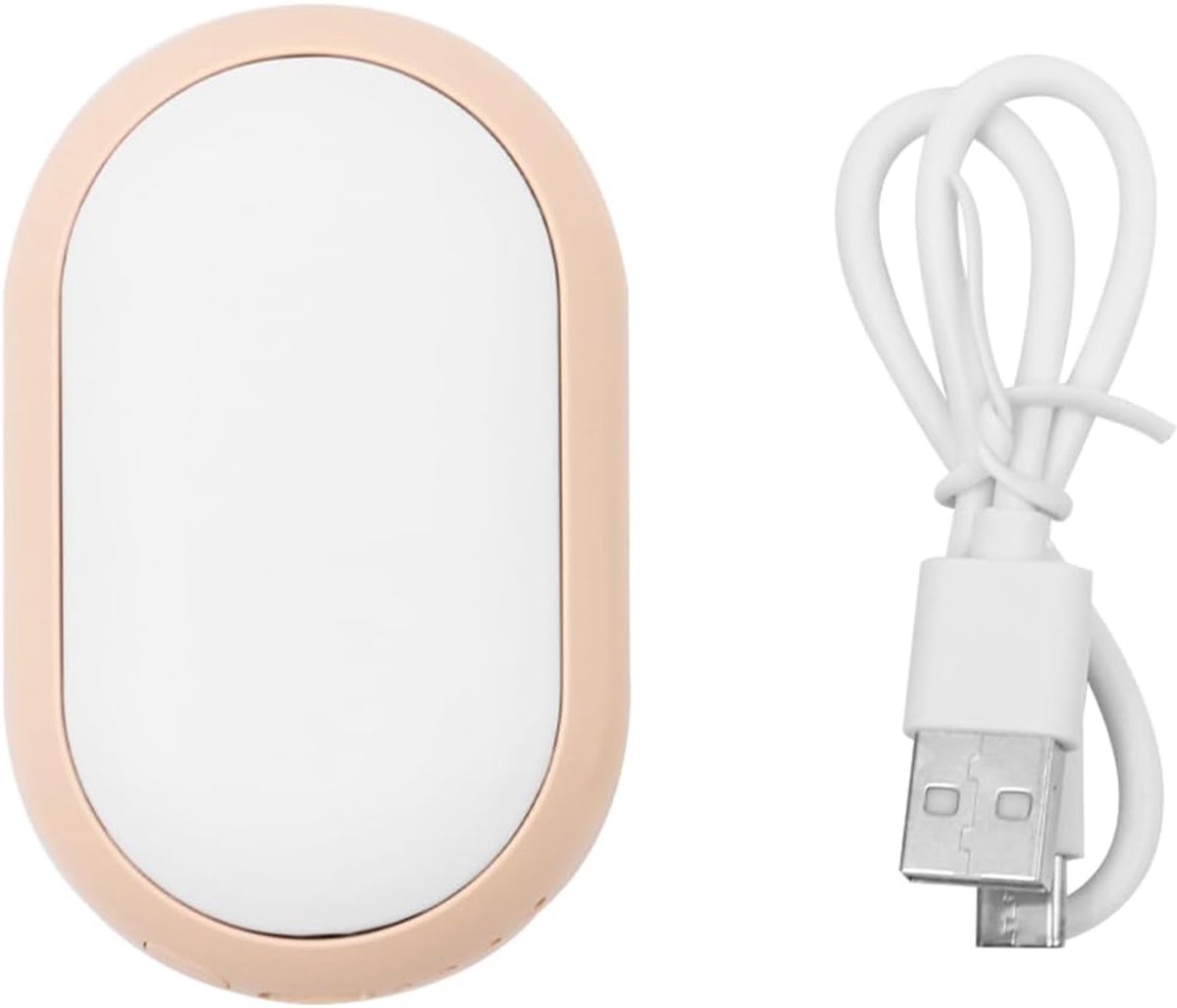 SnelShoppen - Oplaadbare Handwarmers - Pocket USB Handwarmers voor Buiten - 3 Warmtelevels - 6-12 Uur Verwarming - Ideaal voor Skiën, Wandelen, Golfen