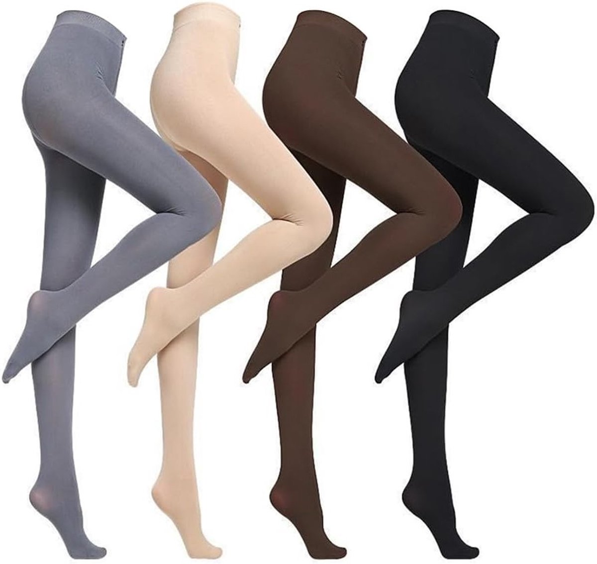 Winterse Damesleggingen - Thermische Fleece Leggings voor Koude Dagen, Opaque en Figuurvormend
