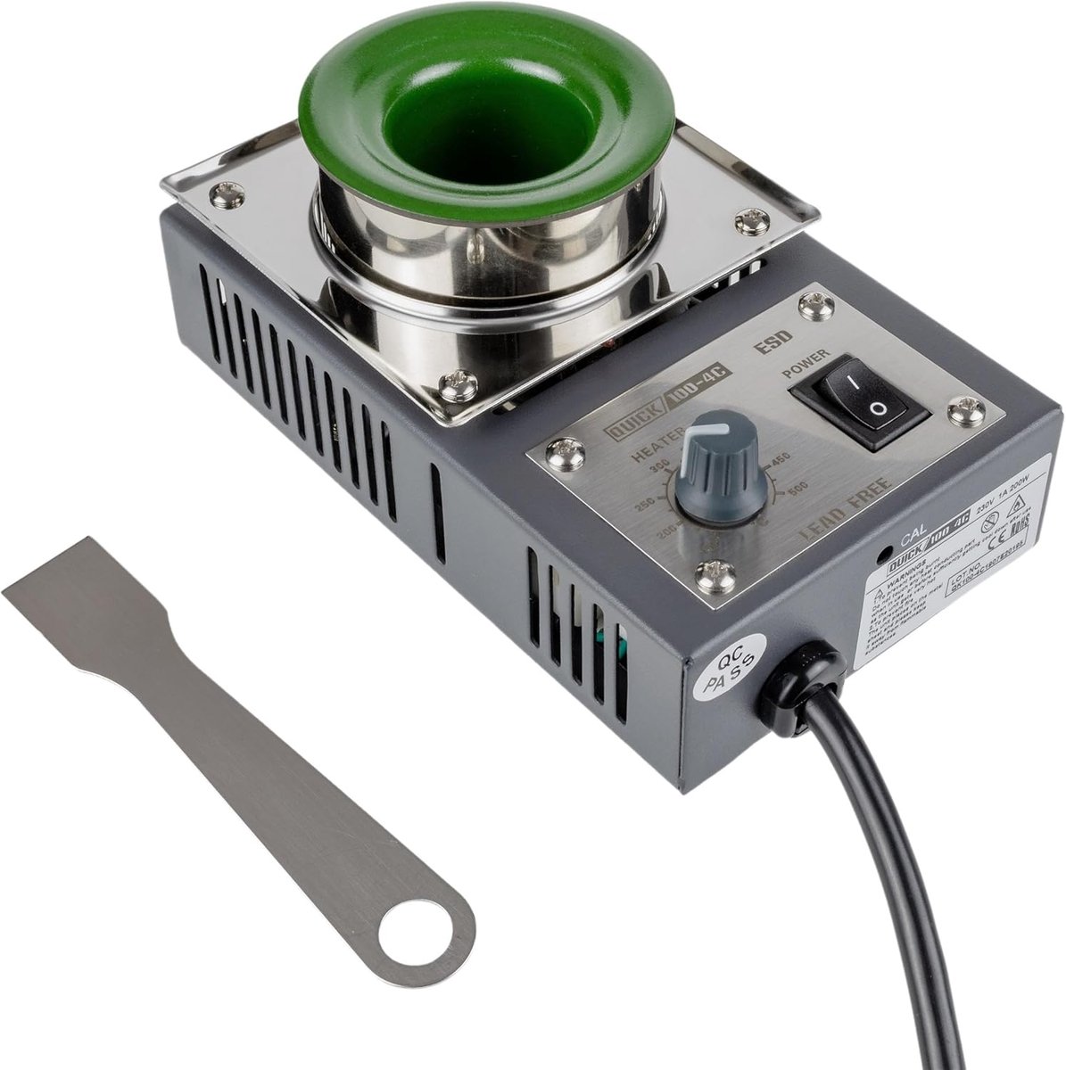 SnelShoppen - Professionele Solderingspot Quick - Erosiebestendige Titanium Legering - Geschikt voor Leidingvrije Toepassingen - Perfect voor Thuis en