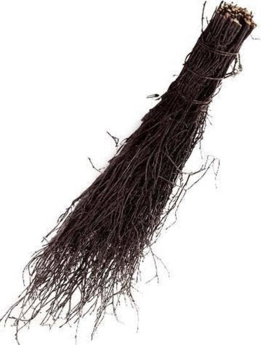 SnelShoppen - Heksenbezems - Berkenbezems - Takkenbezems - Broom - Brooms - Zonder handvat - Perfect voor Feesten, Tuin en Decoratie