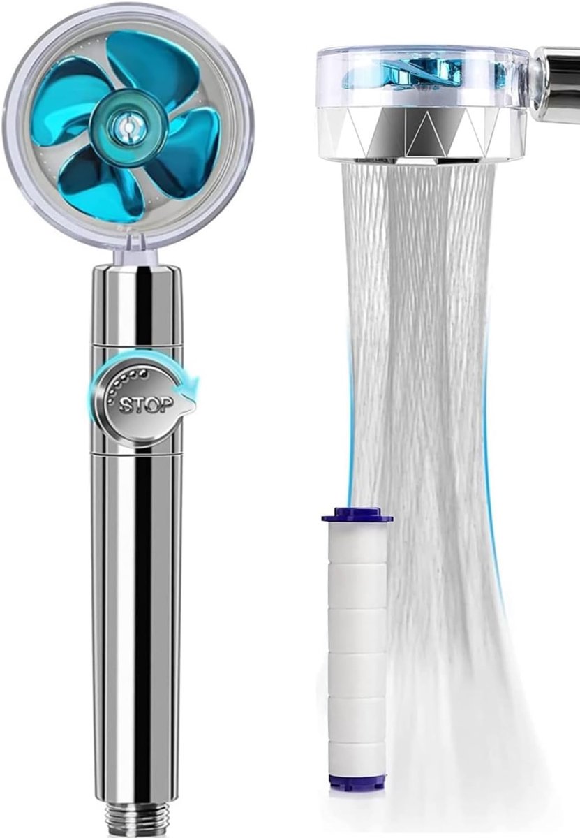 SnelShoppen - Handdouche met 360° Rotating Hoofd, Hoge Druk en Waterbesparend Ontwerp, Lic