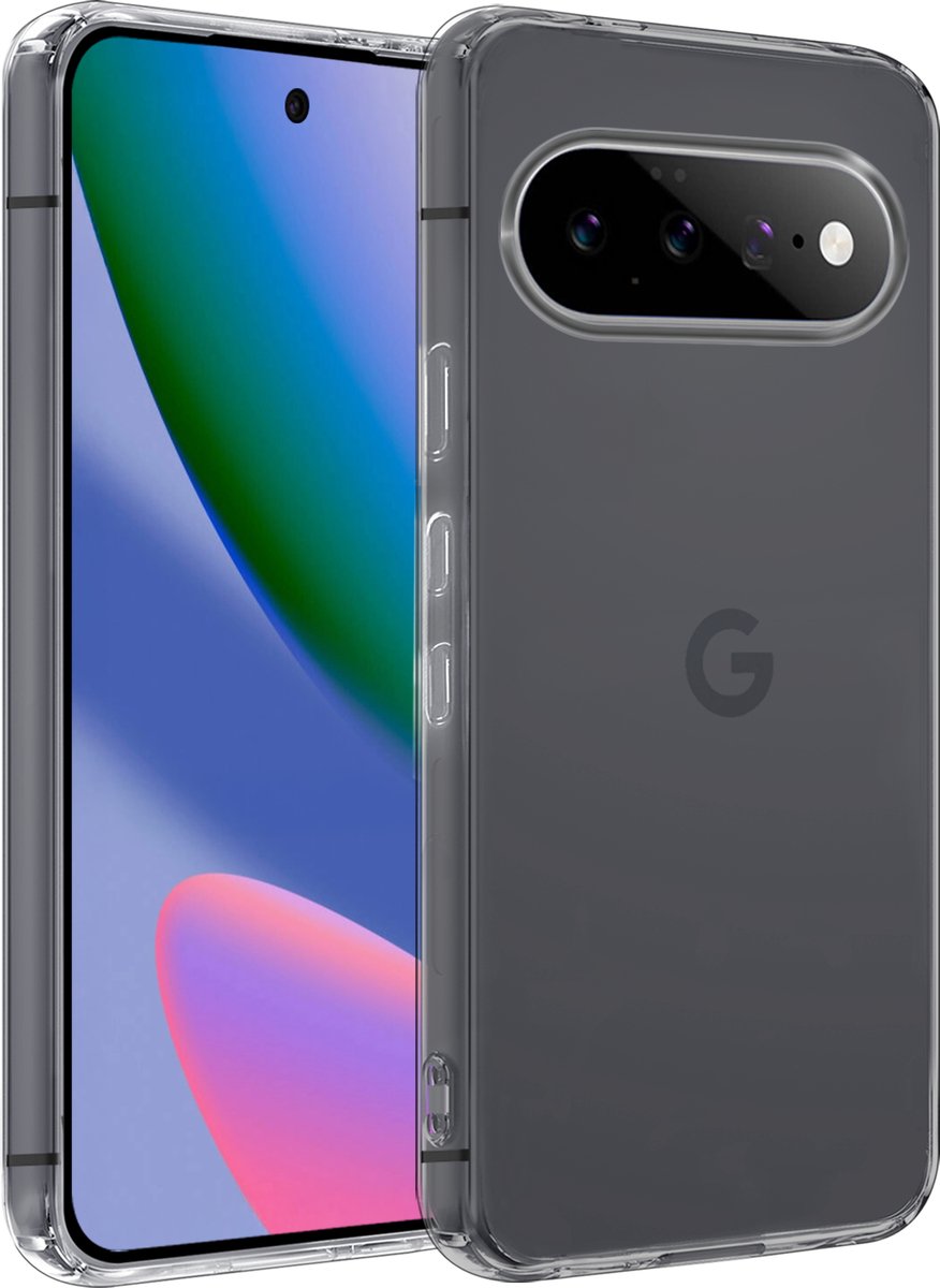 Hoesje - Geschikt voor Google Pixel 11 - Sterk & Shockproof - Siliconen Case - Hoes Cover - Telefoonhoes - Transparant