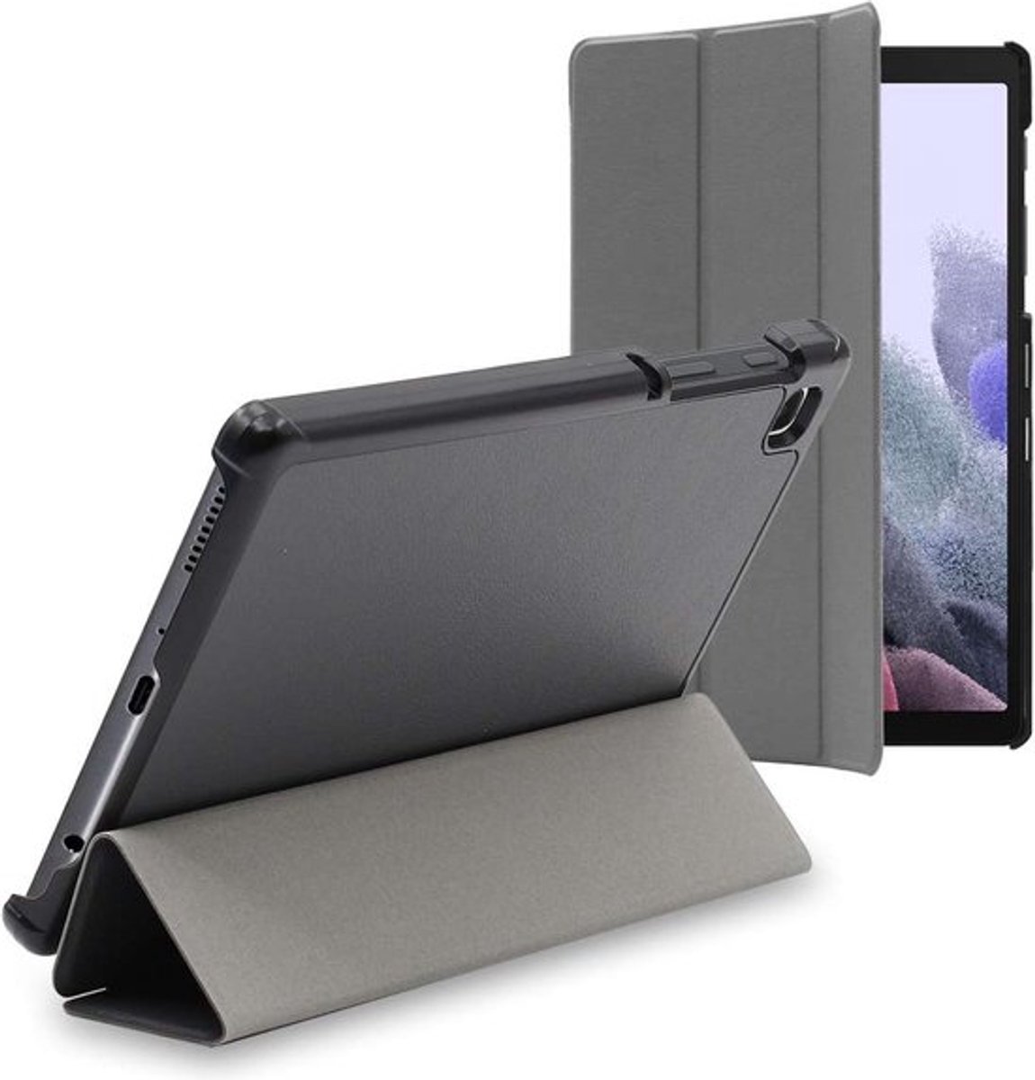 ebestStar - Hoes geschikt voor Samsung Galaxy Tab A7 Lite 8.7 T220 T225, Slanke Design PU Lederen Etui, Automatische Slaap/Wake, SmartCase hoesje, Grijs
