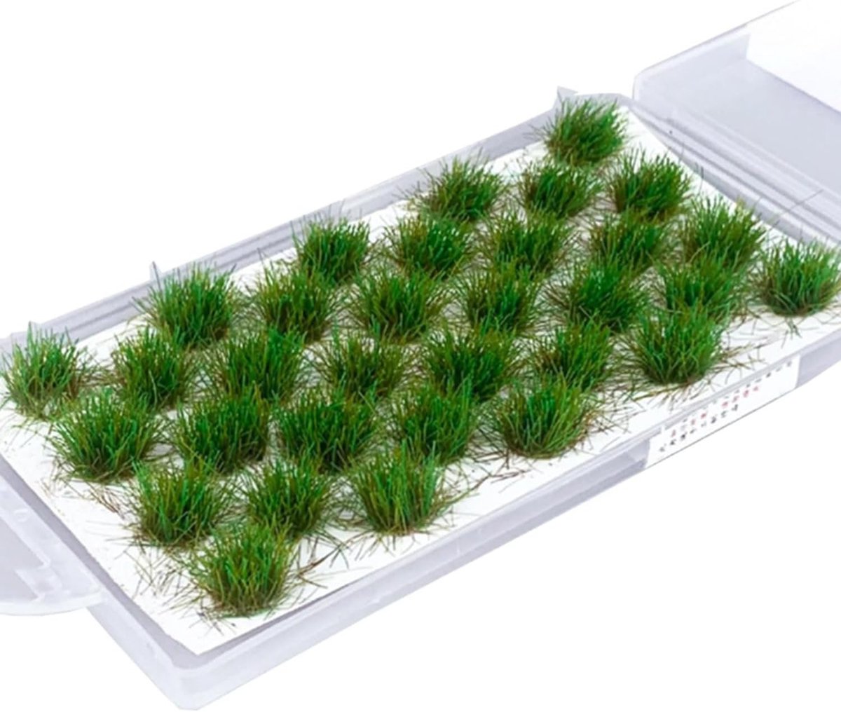 SnelShoppen - Static Grass Tuft Set - 32 Stuks Miniatuur Gras Tufts voor Modelbouw - Kunstgras Landschap Resin Miniatuur Bushes - Groen - Perfect voor