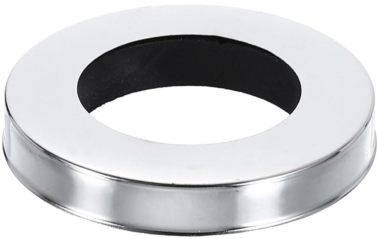 SnelShoppen - Faucet Base Ring 54mm x 32mm RVS Chroom Geplateerd Wasmachine Tapgat Afdekking voor Keuken en Badkamer