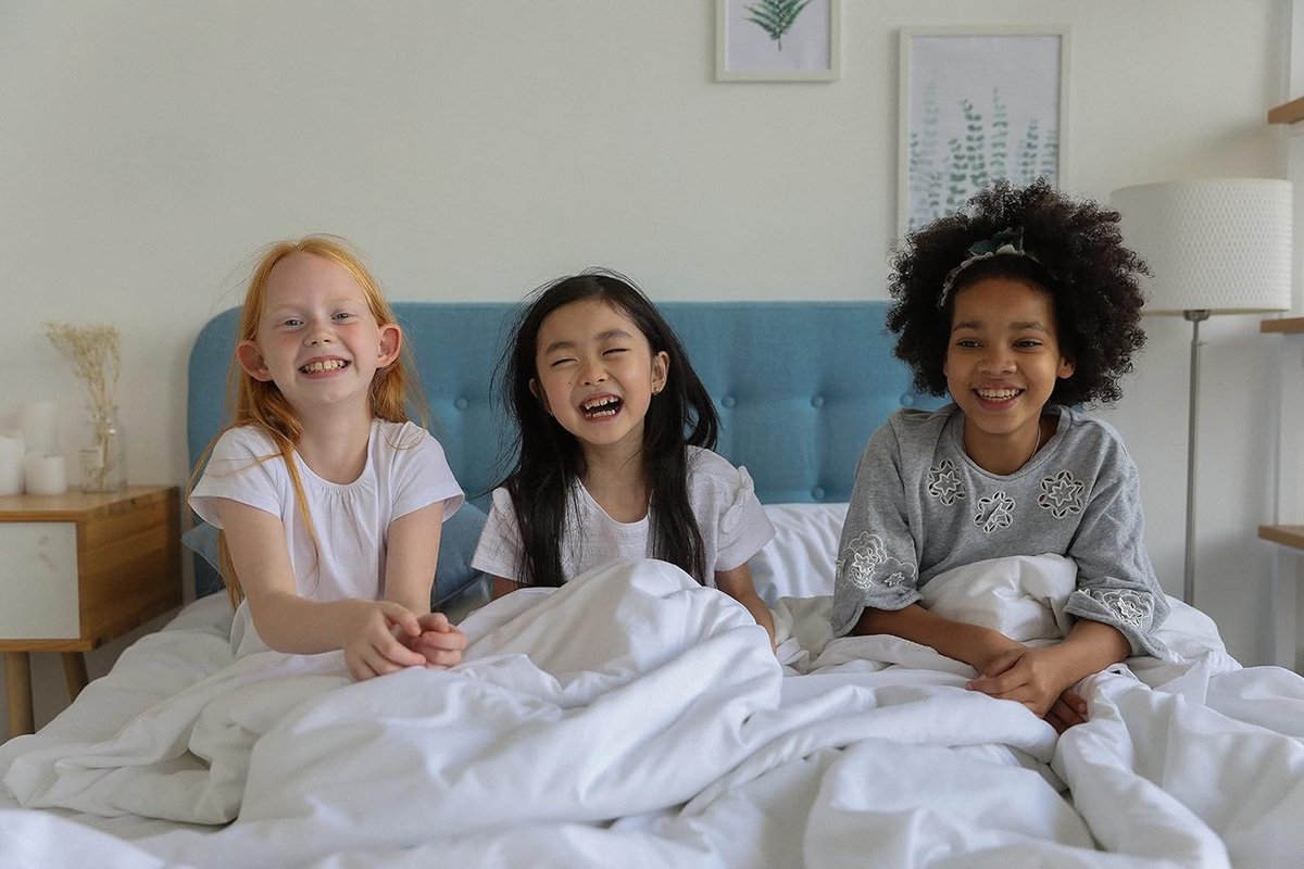 SnelShoppen - Fitted Sheet 90 x 140 cm voor Kinderbed, Hypoallergene Bamboe, Wit, Gezond Slapen, Oeko-Tex Gecertificeerd, Perfect voor Junior Bedden