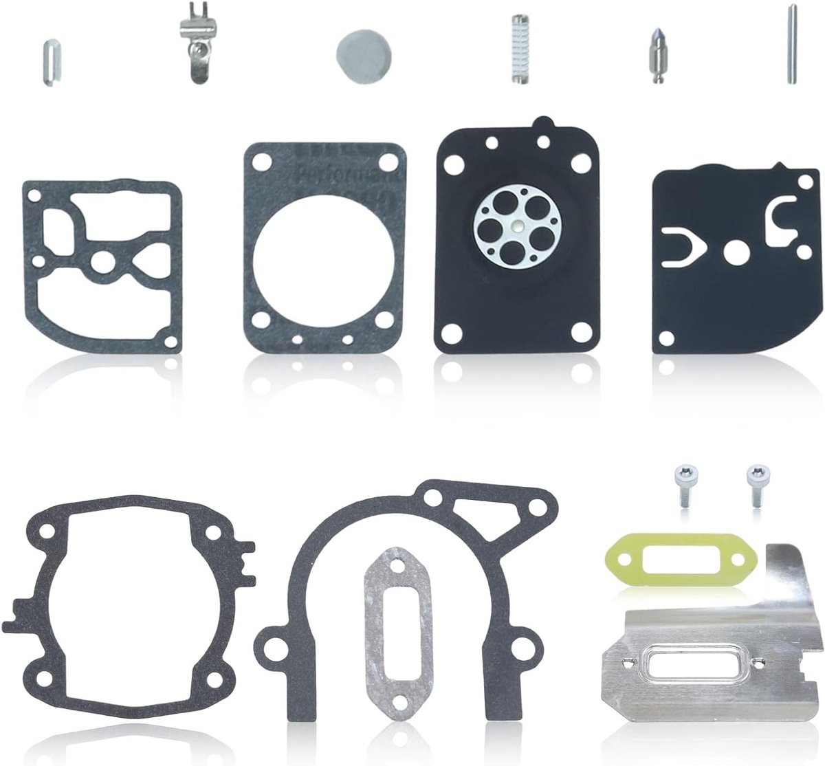 Carburateur reparatieset voor Stihl TS410 TS420 betonzaag met afdichtingen, koelplaat en uitlaat vervangingen voor optimale prestaties en duurzaamheid