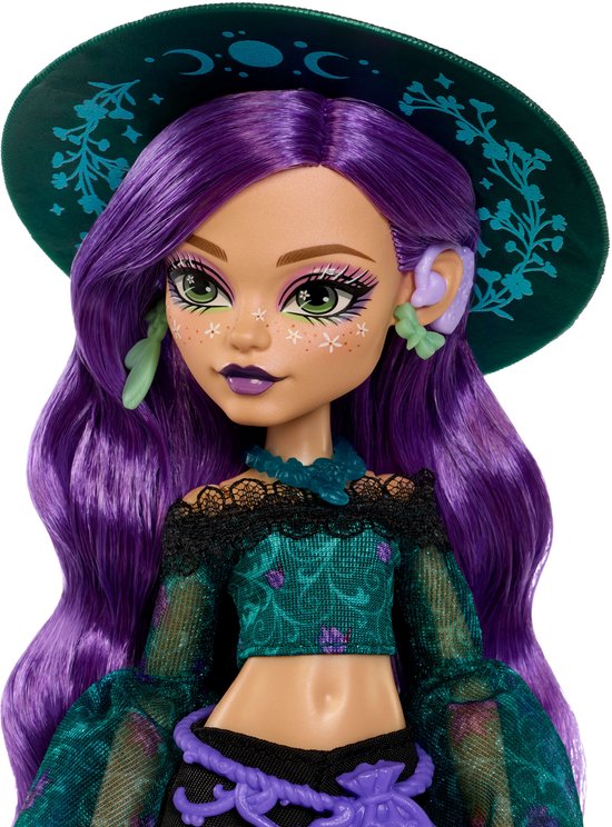 Moonspell Magic van Monster High - Willow Thorne modepop - Nature Witch met accessoires — afbeelding 2