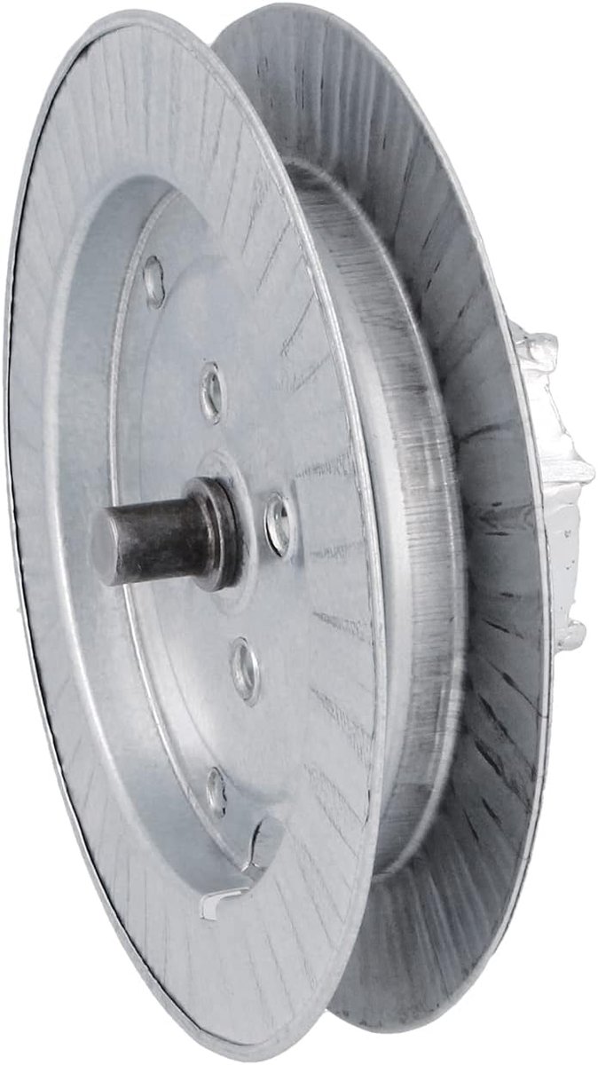SnelShoppen - Galvanized Steel Disc Pulley Ø180 mm voor Roller Shutter Schachten, Geschikt voor 22 mm Tapes en 57 mm Buizen, Duurzaam en Sterk, Silver