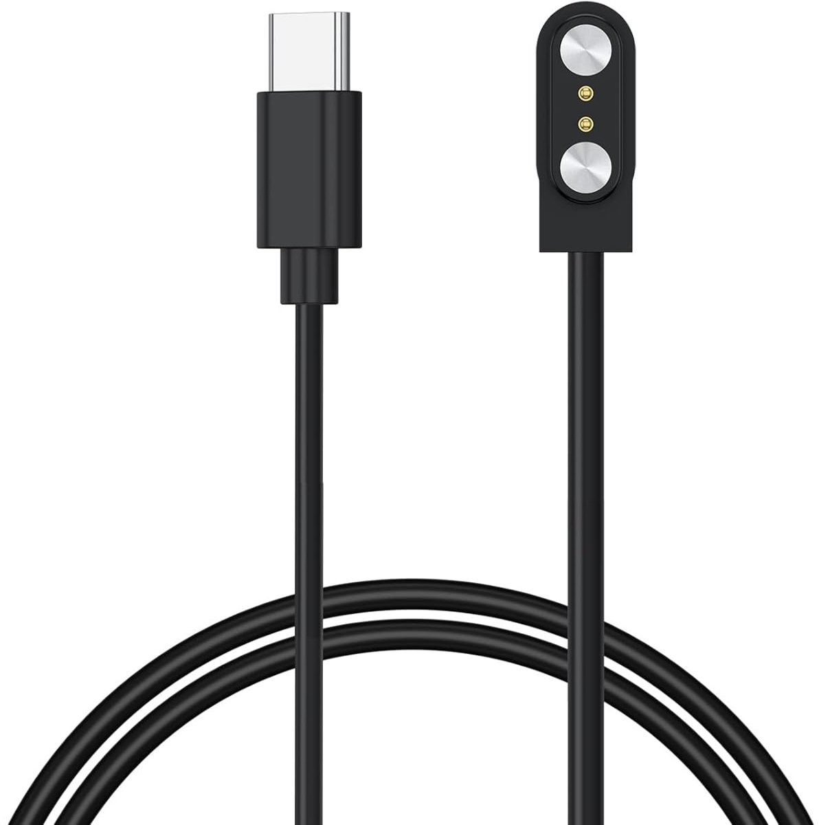 SnelShoppen - Oplaadkabel USB C voor Smartwatches - Compatibel met ICE Watch en Kinderen Smartwatch - 50 cm Magnetische Oplaadkabel