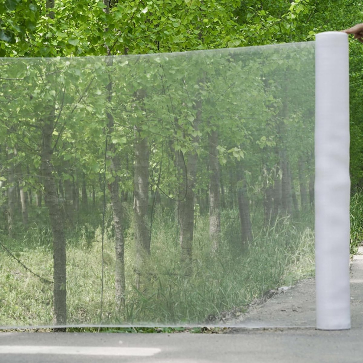 SnelShoppen - Vegetable Net 2.5m x 6m - Tuinnet voor Planten, Fijn Gaas Insectenbescherming, Duurzaam en Elastisch, Bescherming voor Groenten, Bloemen