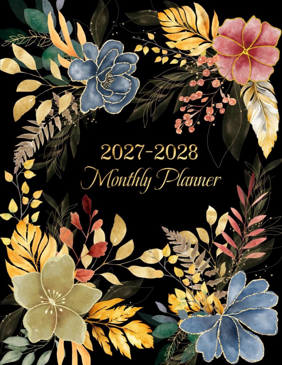 SnelShoppen - 2027-2028 Maandplanner - Twee Jaar Agenda met Feestdagen, A5 Formaat, Perfect voor Organisatie en Planning, Ideaal voor Thuis, School en