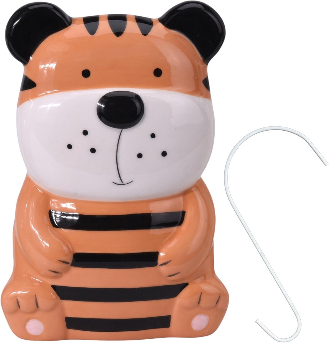 SnelShoppen - MIJOMA Luchtreiniger Dierenvorm Keramiek 200 ml - Schattige Tiger Water Verdamperaar voor Verbeterd Binnenklimaat en Cozy Living