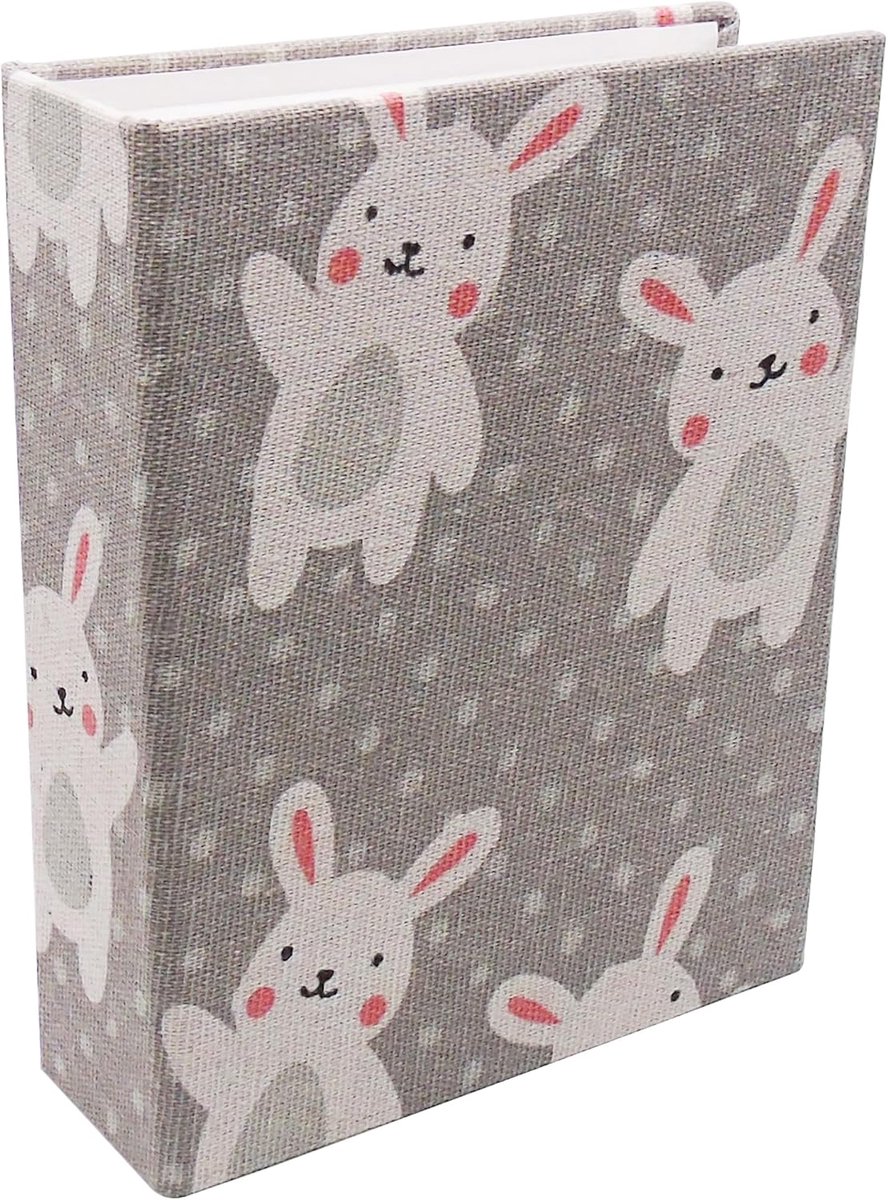 SnelShoppen - Schattig Fotoboek voor Kinderen, 100 Compartimenten, 10x15 cm, Duurzaam Linnen Baby Foto Album, Perfect voor Gezinnen en Groeimomenten