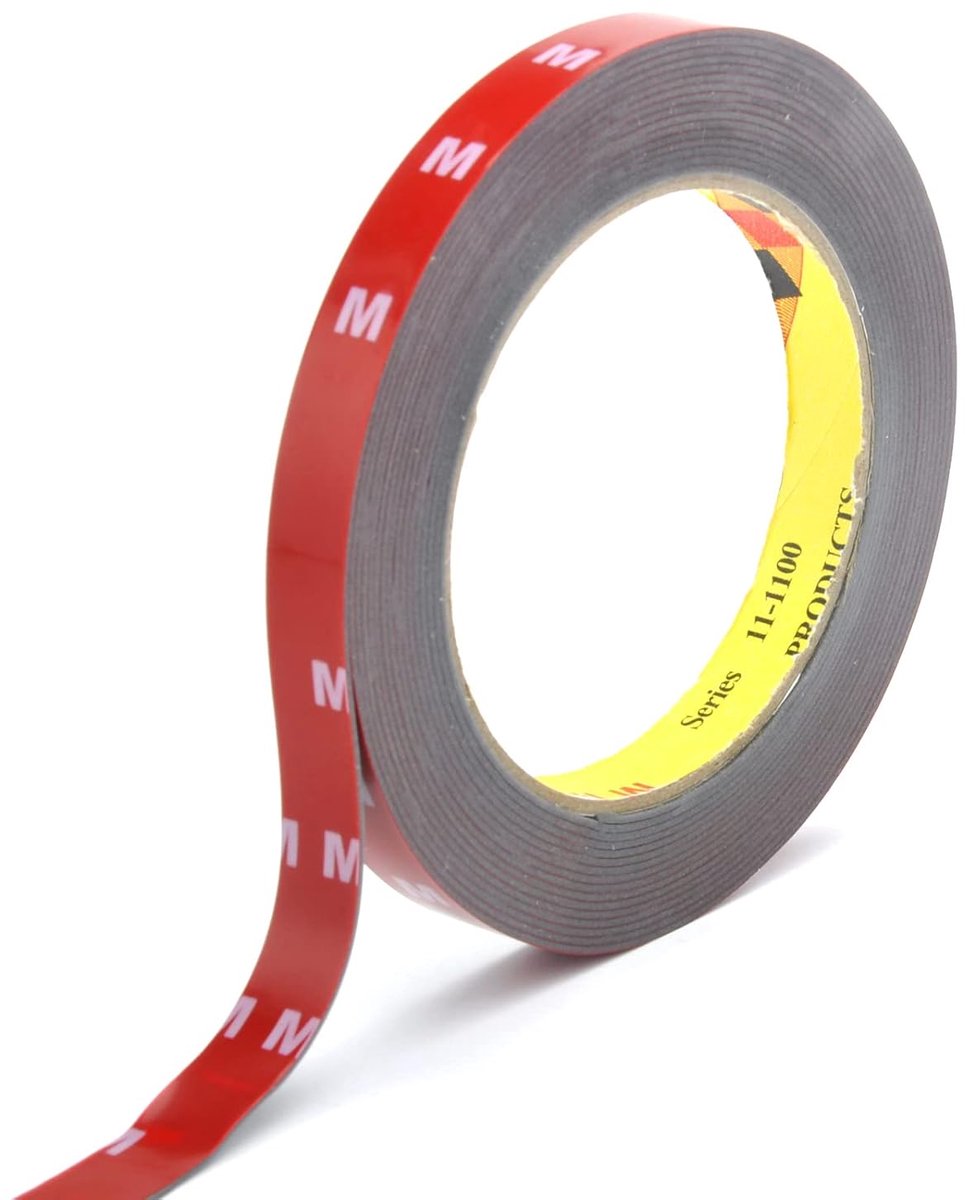 SnelShoppen - Double-Sided Adhesive Tape, Extra Sterk Zelfklevend, 5m x 12mm, Hittebestendige Lijmstrip voor Auto, Thuis en Kantoor, Perfect voor Verb