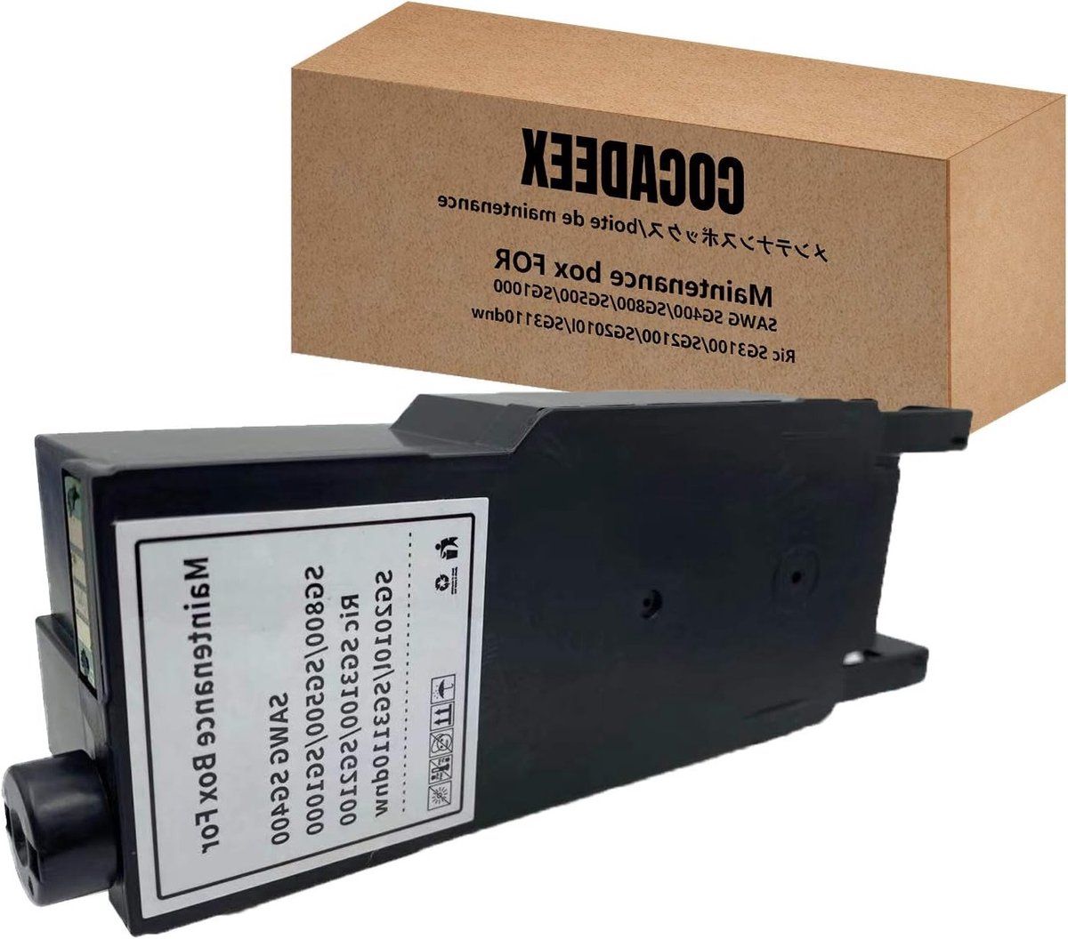 Onderhoudsbox Vervanging voor Sawgrass en Ricoh Printers - Afvalinkt Collector voor SG400, SG800, SG500, SG1000 en GC41