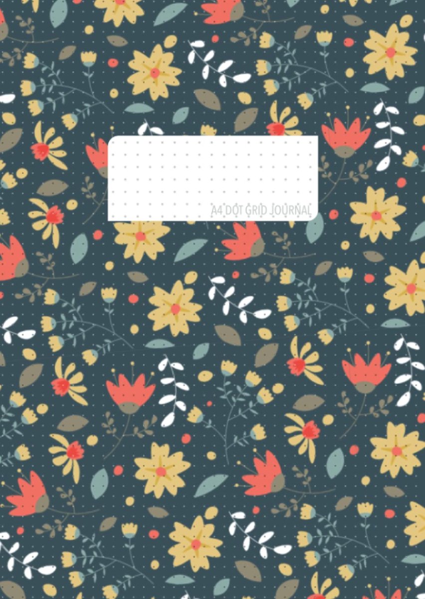 SnelShoppen - A4 Dot Grid Journal - 100 Pagina's Dotted Notitieboek met Genummerde Pagina's - 5mm Puntjes - Ideaal voor Ontwerpen, Schetsen, Plannen,