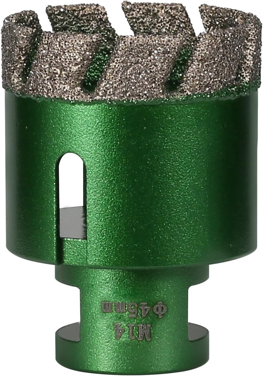 SnelShoppen - 45mm Diamant Boor voor Tegels, Marmer, Graniet, Beton - M14 Draadverbinding, Vacuüm Gevacumeerde Gaatjeszaag voor Efficiënt Boren in Ste