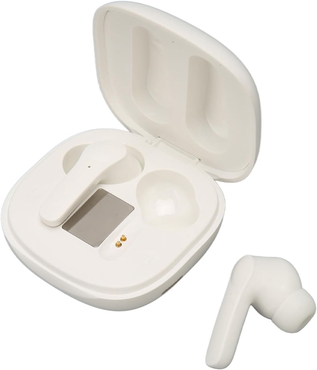 SnelShoppen - Translator Oordopjes met 5.3 Bluetooth, 74 Talen, 70 Accenten, Real-time Vertaling, 4 Vertaalmodi, Ergonomisch Ontwerp, Hi-Fi Stereo, Vo