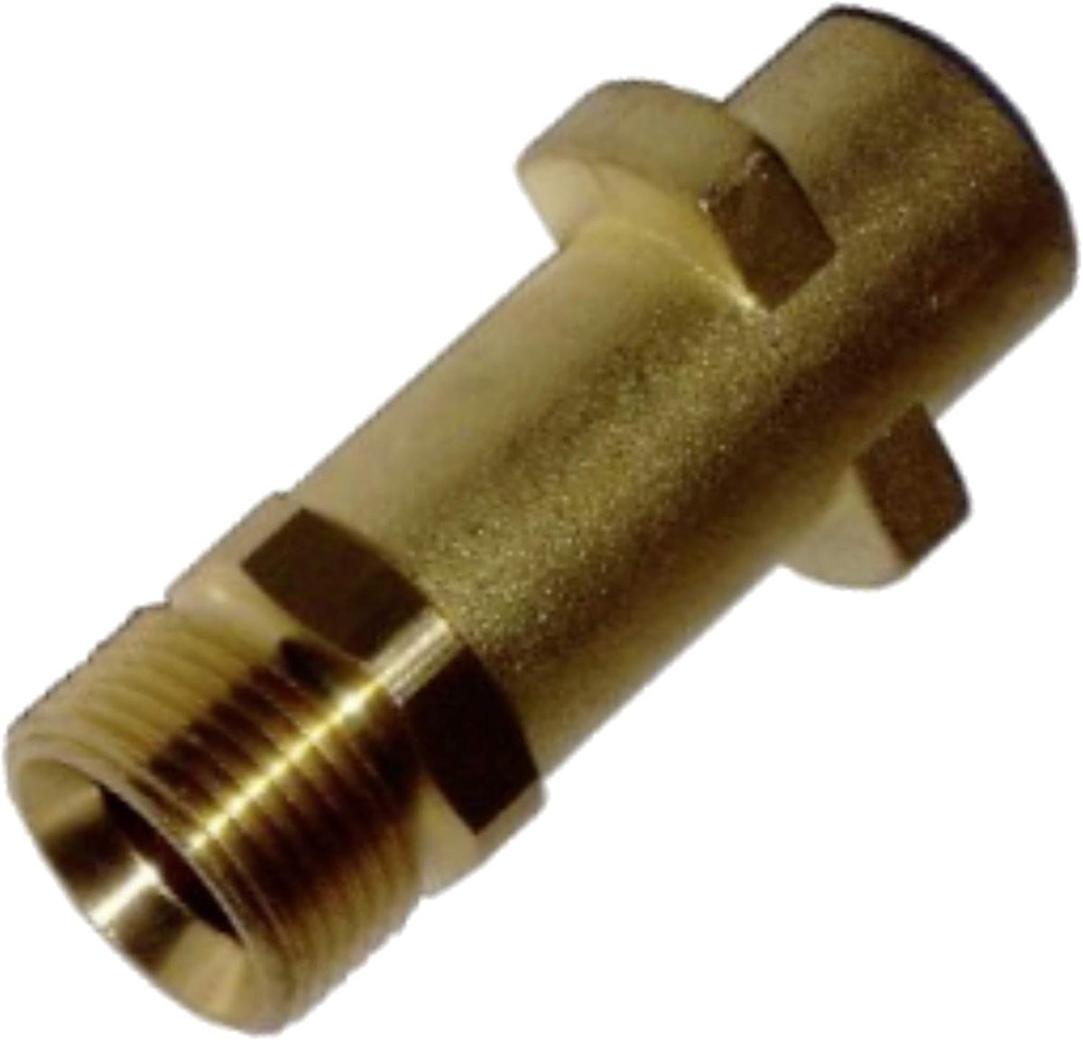 SnelShoppen - Brass adapter M22 op bayonet voor Kärcher hogedrukreiniger K2-K7 - Professionele kwaliteitsadapter voor tuin en bedrijf - 1 stuk