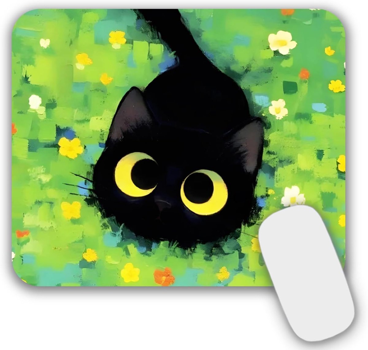 SnelShoppen - Gaming Mouse Pad 24x20 cm - Mooie Ontwerpen - Perfect voor Computer, Laptop en Office - Anti-slip, Dikte 3mm